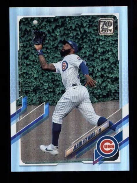 2021 TOPPS SERIES 2 Feuille Arc En Ciel 501 Jason Heyward Cubs De