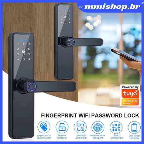 Tuya Fechadura Eletr Nica Wifi Smart Lock Impress O Digital Senha