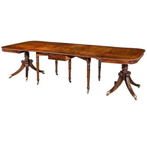 Regency Period Mahogany Extending Dining Table At 1stdibs