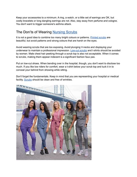 PPT Dos And Don Ts Of Wearing Nursing Scrubs For 2023 PowerPoint