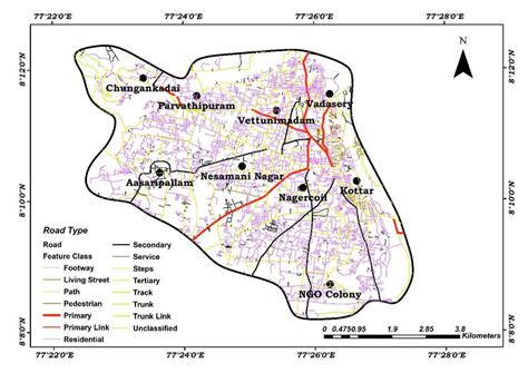 road map   study area  scientific diagram