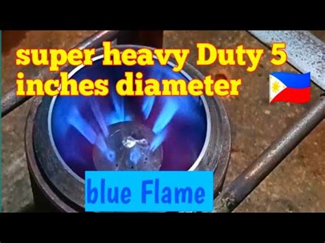 Final Test Ng Heavy Duty 5 Inches Diameter Kalan De Used Oil Blue Flame