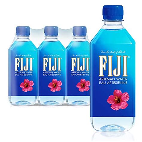 Fiji Water Natural Artesian Water Bottles 6 X 500 Ml Pack Of 4 Total