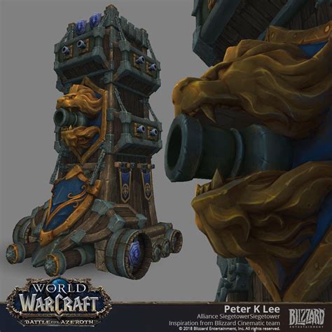 Artstation Siege Towers World Of Warcraft Battle For Azeroth