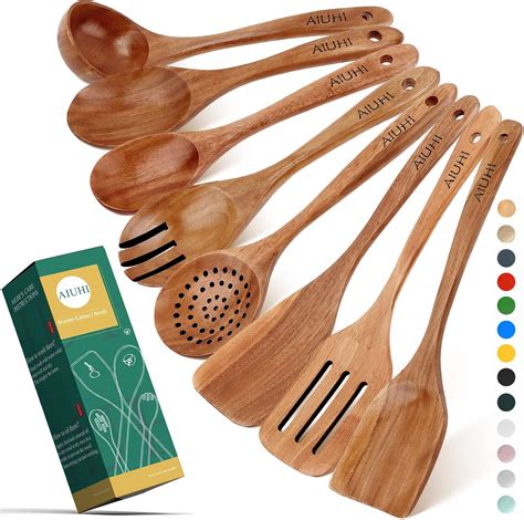 Utensilios De Madera Para Cocinar Cucharas De Madera Para Cocinar