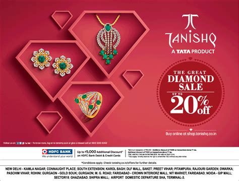 Tanishq The Great Diamond Sale Upto 20 Off Ad Times Of India Delhi 27