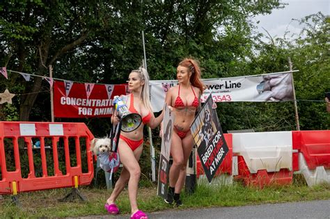 Glamour Models Head To Cambridge For Bikini Protest Cambridgeshire Live