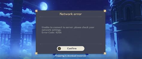 How To Fix Network Error Code 4206 In Genshin Impact