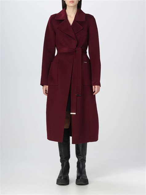 Michael Kors Cappotto Donna Bordeaux Cappotto Michael Kors