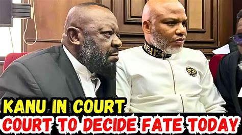 Breaking News Nnamdi Kanu In Court Terr R Sm Charges Kanu To Know