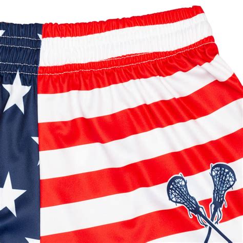 Usa Flag Lacrosse Shorts Lulalax