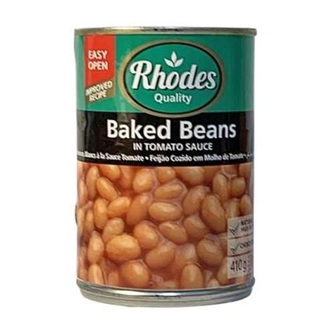 Rhodes Baked Beans In Tomato Sauce 410g Can Sedo Snax