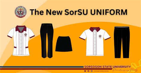 ATTENTION SorSUeños, the NEW OFFICIAL UNIFORM is out! – SORSOGON STATE UNIVERSITY