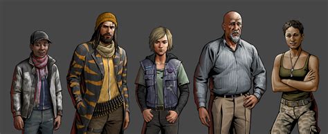 Artstation Walking Dead Road To Survival Npc Characters 4