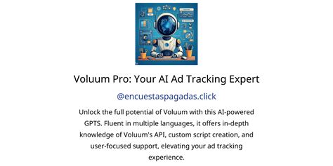 Voluum Pro Your AI Ad Tracking Expert GPTs Features And Functions