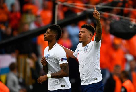 Marcus Rashford Shares Picture With Jadon Sancho As They Reunite For