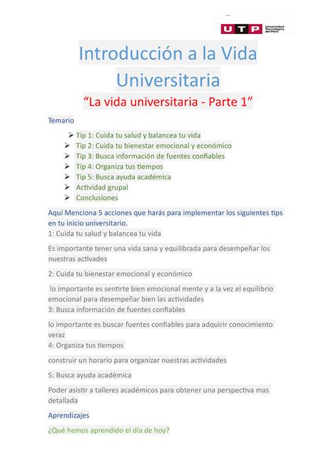 Ivu S S Trabajo De Ivu Tarea Acad Mica Introducci N A La Vida