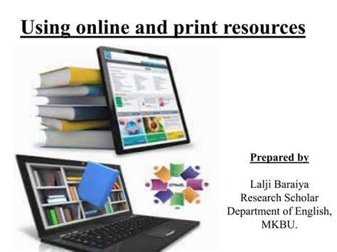 Using Online And Print Resourcespptx