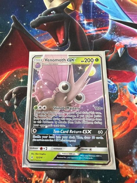 Venomoth Gx Unb Unbroken Bonds Kaufen Auf Ricardo