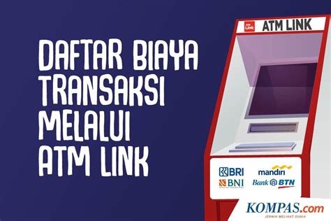 Rincian Biaya Tarik Tunai Dan Cek Saldo Di Atm Link Untuk Nasabah Bni