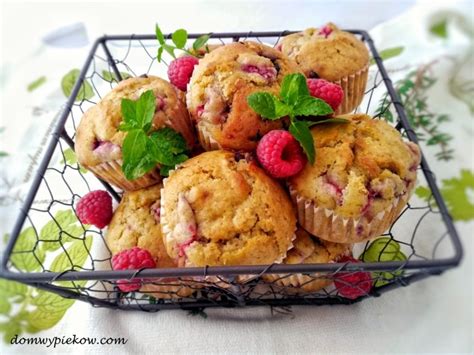 Muffinki Z Malinami I Czekolad Dom Wypiek W