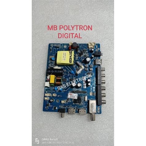 Jual MB MOTHERBOARD MAINBOARD MESIN TV LED POLYTRON UNIVERSAL DIGITAL