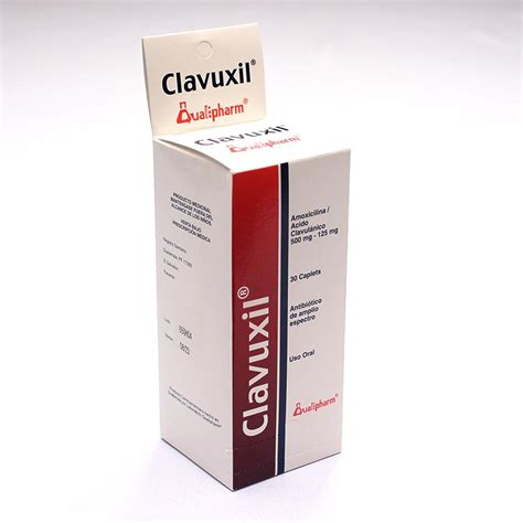 CLAVUXIL 500MG 125MG 30 TABLETA DISP Distribuidor De QUALIPHARM