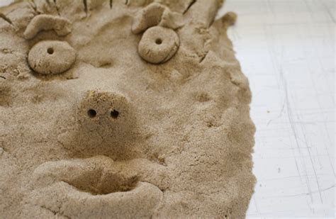 Kinetic Sand Self Portraits - Meri Cherry