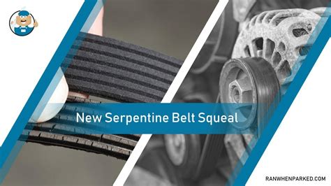 New Serpentine Belt Squeal What Arises The Need Ran When Parked