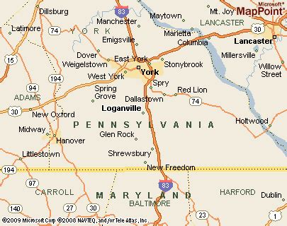 Loganville, Pennsylvania Area Map & More