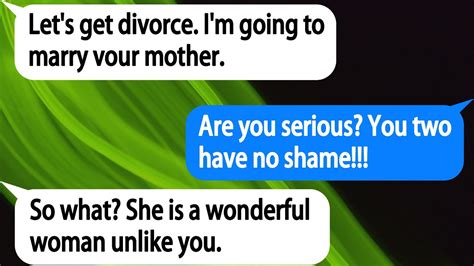 My Husbands Divorcing Me To Marry My Mother—how Outrageous And