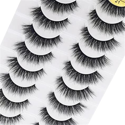 Amazon HBZGTLAD New 10 Pairs 3D Mink Lashes False Eyelashes