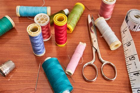 Material Used To Measure Cut And Sew Stock Photo Download Image Now