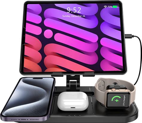 Wireless Charger iPad Ladestation A pple Watch und iPhone für iPhone