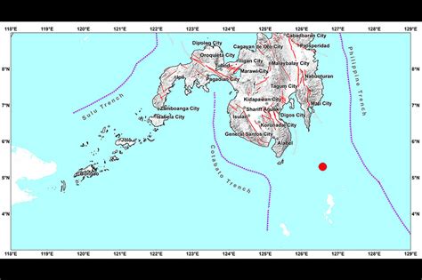 Series Of Moderately Strong Quakes Strike Off Davao Occidental