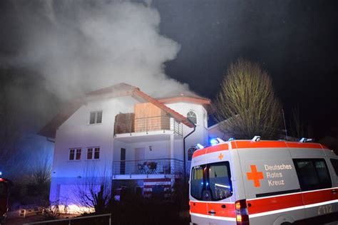 Mühlhausen Tairnbach Haus nach Dachstuhlbrand unbewohnbar Rhein