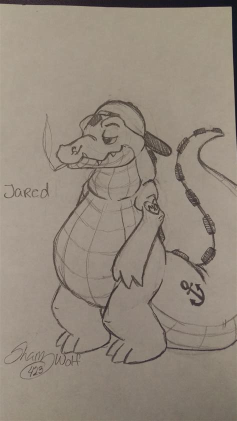 Jared Sketch By Shaywolf423 On Deviantart