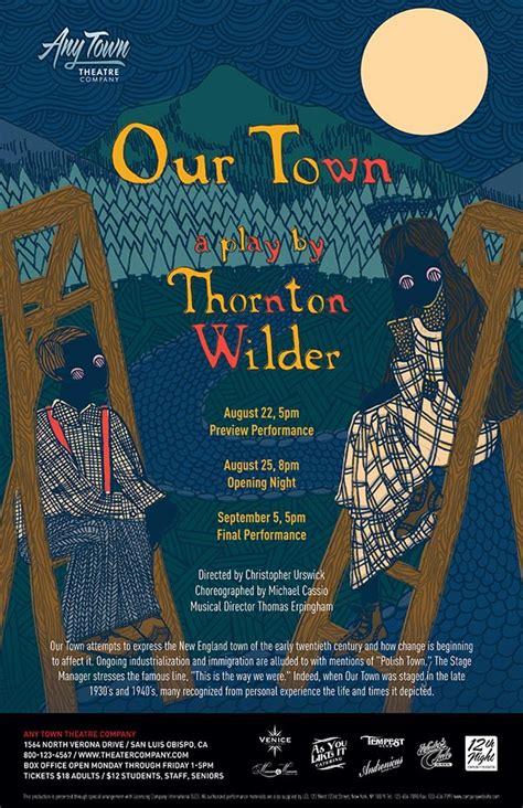 Our Town Poster Design Subplot Studio