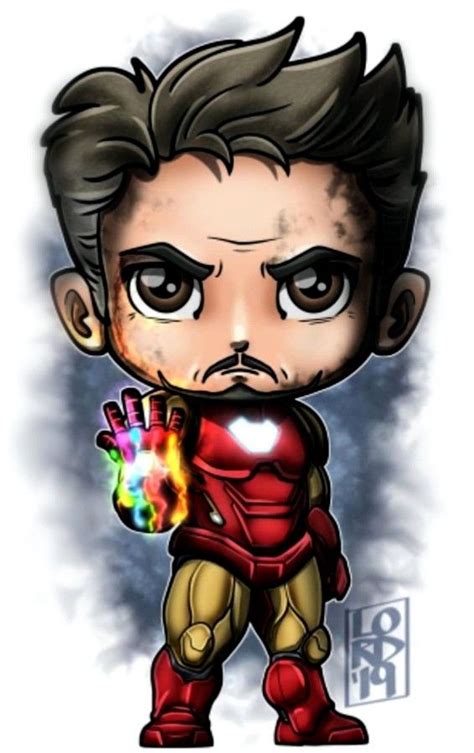 Dibujo de Iron Man | Chibi marvel, Marvel cartoons, Avengers cartoon