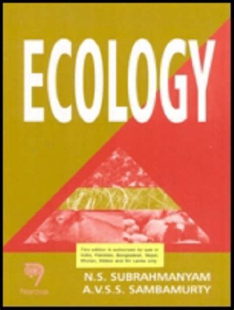 Ecology Nhbs Academic And Professional Books