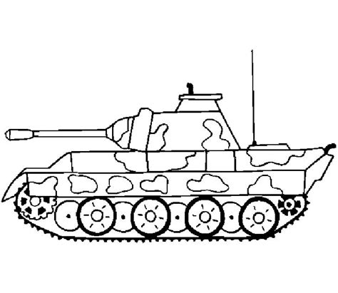 Military Coloring Pages Tank Tanque De Guerra Para Colorir HD Png