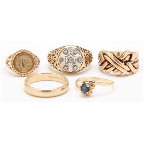 Five Gold Rings (Lot 207 - Saturday Estate AuctionNov 15, 2014, 10:00am)