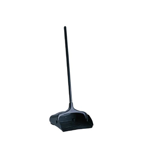 Executive Series Lobby Pro Dustpan With Long Handle Black Rubbermaid