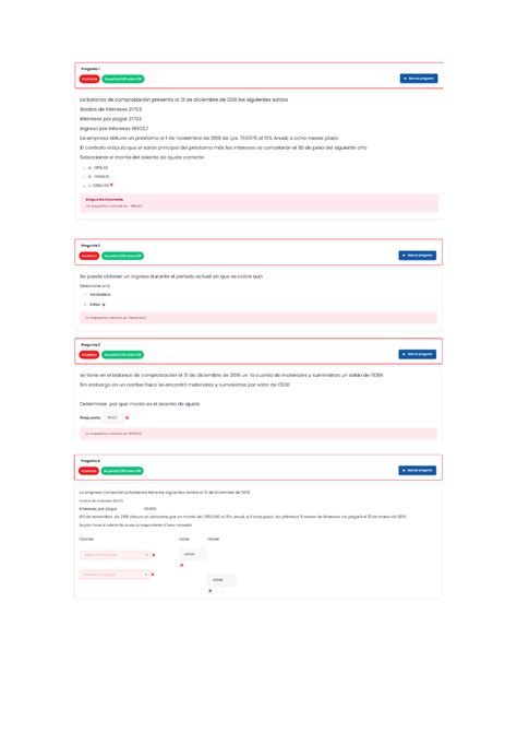 Prueba Ll Contabilidad L Lll Unidad Pregunta La Balanza De