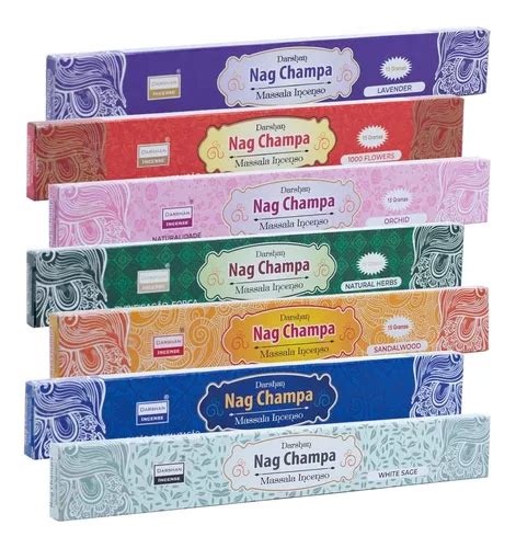 Kit Incenso Vareta Darshan Nag Champa Massala Caixas Mix Mercadolivre