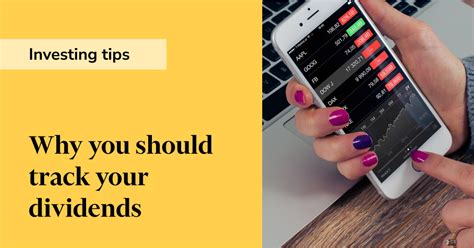 Dividend Tracker Track Your Dividends