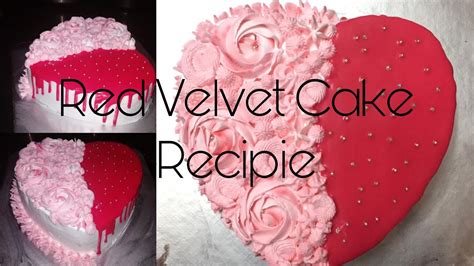 1 2 Kg Red Velvet Cake Without Oven Malayalam YouTube