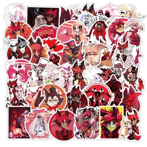 HOT Cartoon Stickers Hazbin Hotel Stickers Lazada PH