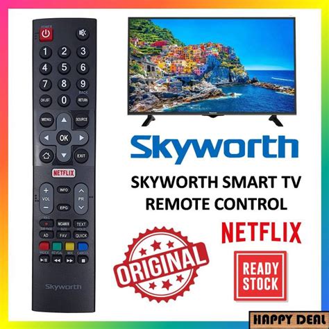 Original Skyworth Smart Tv Netflix Remote Control C W