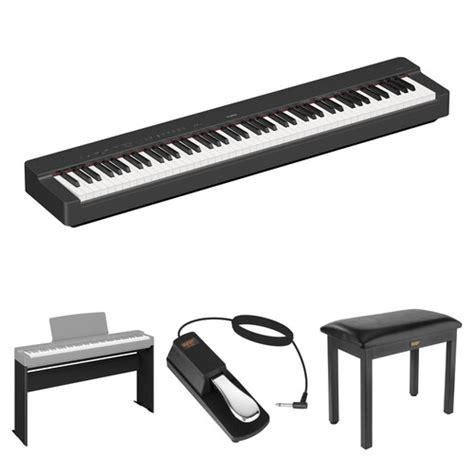 Yamaha P 225 88 Key Portable Digital Piano Kit With Furniture